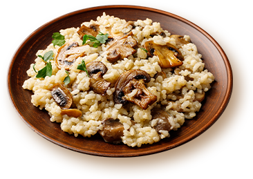 Le risotto avec l’oignon Orion